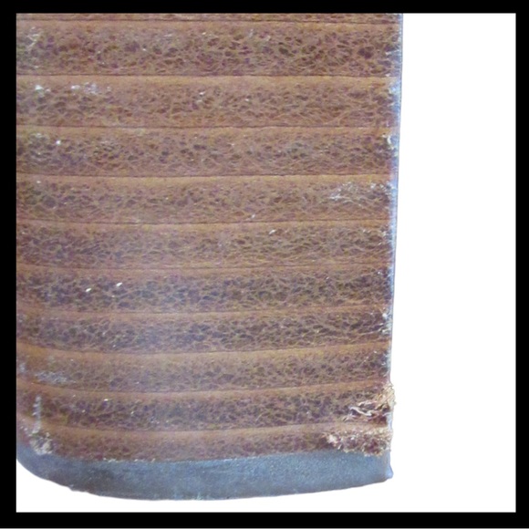 Boutique 9 Over The Knee Leather Boots Black Stacked Heel - Picture 11 of 12